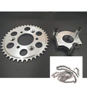 Adaptador de buje trasero piñón de 1,5" y 40T y cadena 415 para kit de motor de bicicleta motorizada - Imagen 1 de 17