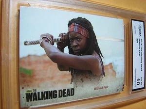 THE WALKING DEAD 2014 WITHOUT FEAR MACHIONNE # 01 GRADED 10 L@@@K - Imagen 1 de 1