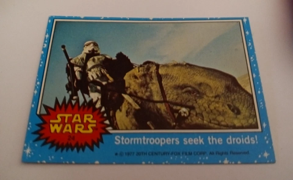 Stormtroopers Seek The Droids! VINTAGE 1977 Topps Star Wars Series 1 #24 MINT - Image 1 of 1