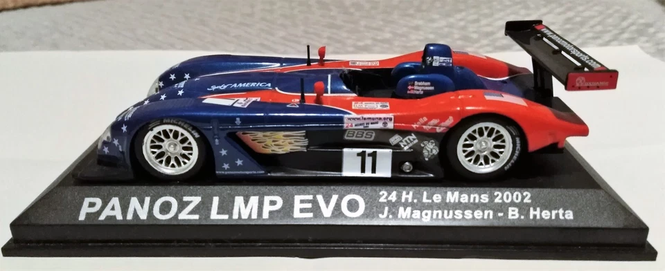 IXO/DE AGOSTINI 1:43 1953 PANOZ LMP EVO MAGNUSSEN/HERTA LE MANS 2002 NO BOX - Immagine 1 di 4