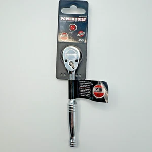 Powerbuilt 1/4” Drive Sealed Head 5" Ratchet, 72 Tooth, NOS - Foto 1 di 8