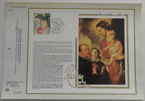 Feuillet CEF 1er jour 427 1977 Tableau Rubens Peintre - Foto 1 di 1