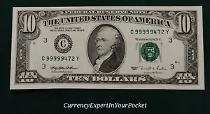 1995 $10.00 Philadelphia FRN VERY HIGH # C99999472Y - CH/GEM CU! - Picture 1 of 2