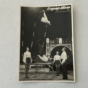Vintage Circus Acrobat Tumbling Act Photo Photograph Original Allison Berlin - Picture 1 of 7