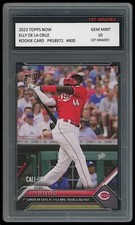 ELLY DE LA CRUZ 2023 TOPPS NOW 1ST GRADED 10 (CALL UP) ROOKIE CARD RC #400 REDS
