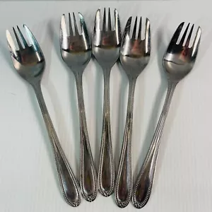 Wiltshire Stainless Side Cutter Steak Fork Spork Style x5 - Picture 1 of 4