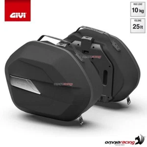 Pair of Givi saddlebags Monokey WL900 semi-rigid in ABS 25 liter - Picture 1 of 5