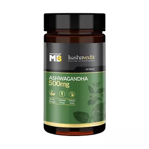 MuscleBlaze Koshaveda Ashwagandha 500mg (60 Tablets) - Picture 1 of 9
