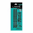 Lakme Eyeconic Kajal Twin Pack, Black, 0.35g with 0.35g 