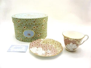 Tazza da tè e piattino Wedgwood della collezione Arlecchino Daisy Tea Story rosa - Foto 1 di 17