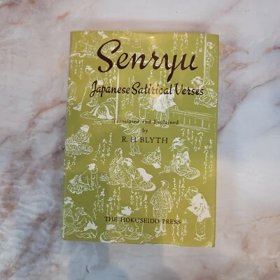 Senryu: Japanese Satirical Verses 1st ed DJ 1949, Hokuseido Press English N Mint - Image 1 of 4