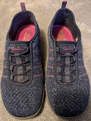 Skechers - Azul - Ajuste relajado - Sin cordones - Talla 7,5 - Zapatos Foto 1 de 4