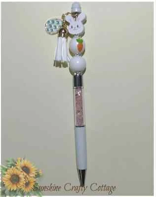 Nuevos bolígrafos hechos a mano con cuentas de Pascua brillantes - Sunshine Crafty Cottage hechos a mano Foto 1 de 4