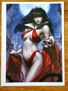 VAMPIRELLA KUNSTDRUCK von JeeHyung Lee POSTER 12" x 16" VAMPIR DRACULA - Bild 1 von 3
