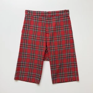 Givenchy S/S 2010 Drop-Crotch Plaid Shorts Riccardo Tisci - Picture 1 of 4