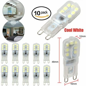 10X G9 3W LED Dimmable Capsule Light Bulb Replace Halogen Lamps AC220-240V White - Picture 1 of 14