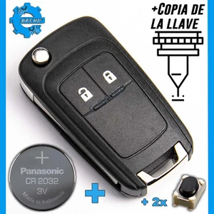LLAVE SE ADAPTA A OPEL INSIGNIA ZAFIRA ASTRA CORSA + CR2032 + COPIA DE LA LLAVE - Bild 1 von 10