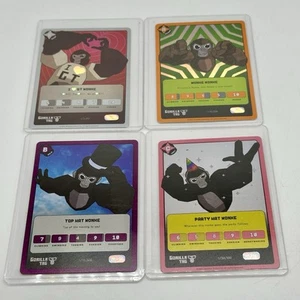 Tarjeta Coleccionable Oficial Makeship Gorilla Tag Monke Edición Limitada Rara - Juego de 4 - Imagen 1 de 5