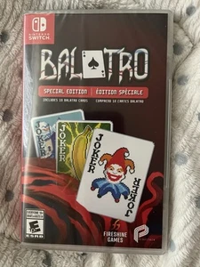 NUEVO videojuego Balatro Edición Especial con 10 cartas Nintendo Switch Fireshine NSW - Imagen 1 de 2
