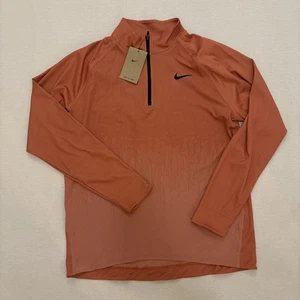 Nike Dri-FIT ADV Tour Men's Medium 1/4 Zip Golf Top FD5833-812 Orange NWT $120 - Picture 1 of 12