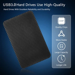 USB 3.0 1T/2T/4T Hard Disk High Speed for Win 7/8/10/XP for NB/PC/for Android - Afbeelding 1 van 18