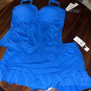La Blanca Swim Pieces Top and Bottom Plus Size 18 New - Picture 1 of 12