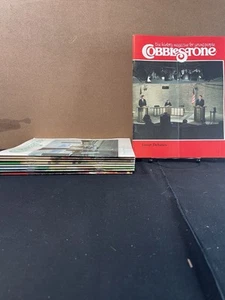 Cobblestone 9 Issue Lot - 1987 The History Magazine For Young People: - Picture 1 of 3