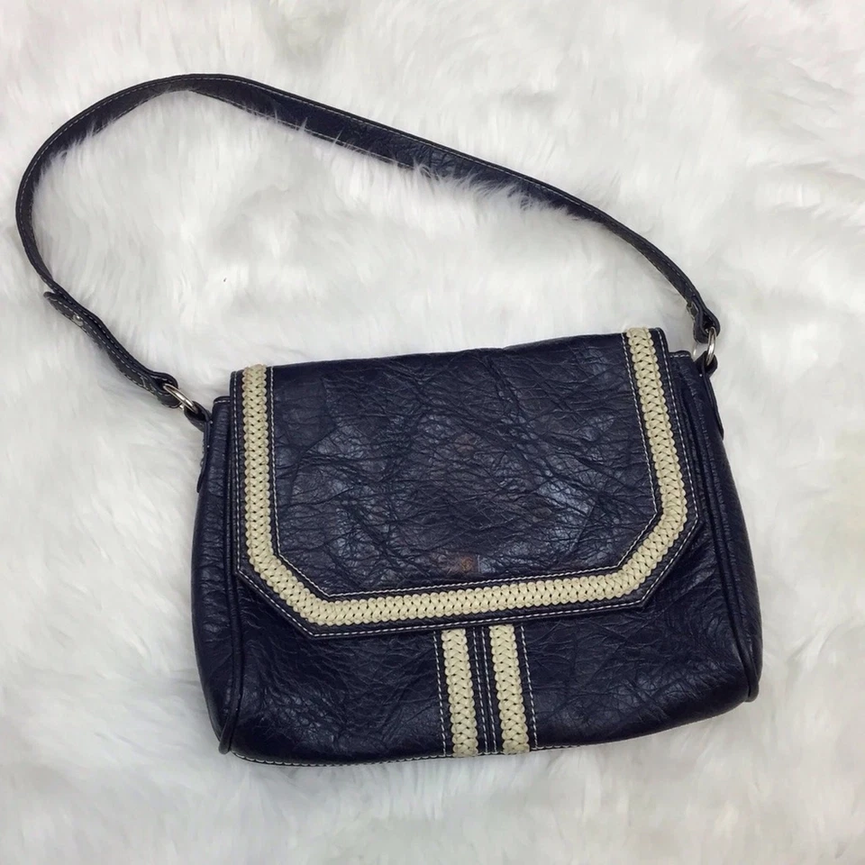 Cartera estilo country azul CHRISTOPHER & BANKS Foto 1 de 3