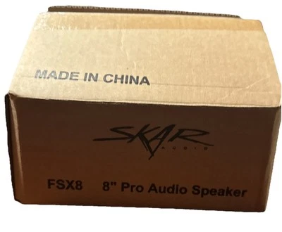 全新 SKAR 音频 FSX8-8 350 瓦单 8 英寸 8 盎司中频扬声器 — 第 1/3 张图片