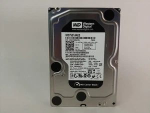 Lot of 2 Western Digital WD Black WD7501AAES 750 GB 3.5" SATA II Hard Drive - Picture 1 of 3