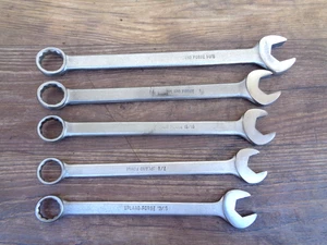 UPLAND FORGE SAE Combination Wrench Set of 5 Wrenches 13/16 - 1 1/16 - Picture 1 of 6