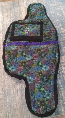 Bolso PORTADOR DE SILLÍN ACOLCHADO Y FORRADO CON CREMALLERA ESTAMPADO FLORAL Foto 1 de 4