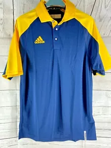 Adidas Navy Climalite Modern Varsity Coaches Golf Polo Size S - Picture 1 of 5