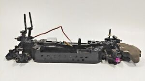 Vintage Modified Tamiya TB01 4WD Touring Chassis with Servo and Motor TESTED