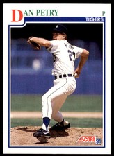 1991 SCORE DAN PETRY DETROIT TIGERS #434