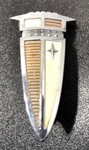 1960 Pontiac Bonneville StarChief Ventura Catalina Gas Door Emblem Vintage Metal - Bild 1 von 6
