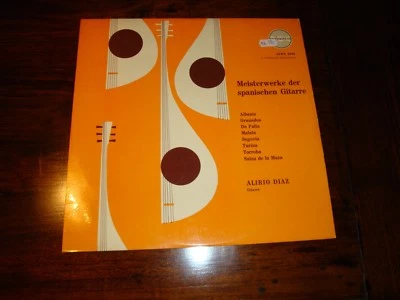 LP Meisterwerke der spanischen Gitarre Alirio Diaz Gitarre neuwertig - Bild 1 von 4