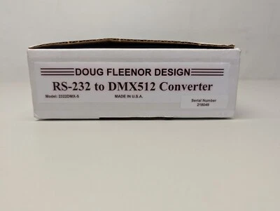 Doug Fleenor Design 2322DMX-5, RS-232 to DMX512 Converter - Image 1 of 4