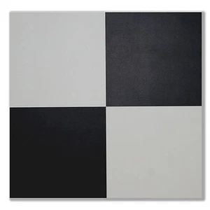 LOOSE LAY VINYL FLOOR TILES BLACK & WHITE EASY INSTALLATION- SAVE 60% OFF RETAIL - Picture 1 of 7
