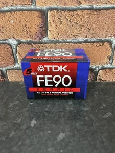 TDK FE90 TYPE 1 Normal Position Sealed Cassette Tape Blank New & Sealed - Bild 1 von 3