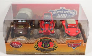 Disney Store 3 Pack PIXAR Cars 1:43 Off Road Series Radiator Springs 500 1/2 - Picture 1 of 8
