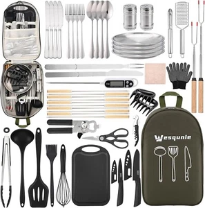 Kitchen Cookware Kit, Survival Gear and Supplies, Perfect for Campfires and Tail - Picture 1 of 6