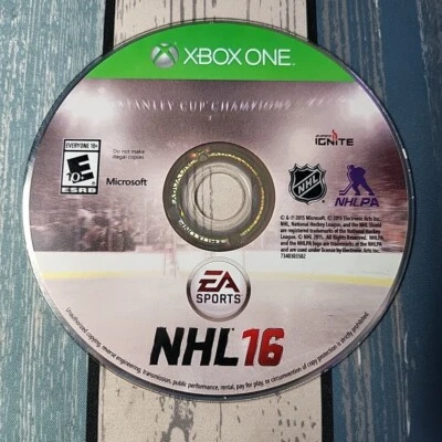 NHL 16 (Microsoft Xbox One DISC ONLY, 2015) Clean Disc! Plays Great! - Image 1 of 4