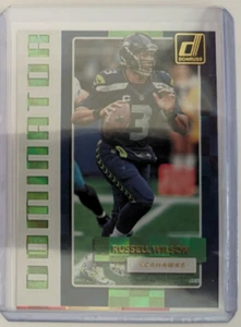 2017 Panini Donruss Dominators RUSSELL WILSON #19 SEATTLE SEAHAWKS 🏈 - Foto 1 di 2