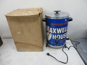 Vintage Maxwell House Coffee Percalator-West Bend-in Original Box - Picture 1 of 8