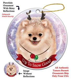 Buen adorno hasta la nieve - Pomerania crema - Imagen 1 de 1