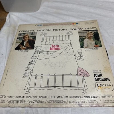 TOM JONES  Original Motion Picture Soundtrack LP 12" 33 rpm Vinyl record 1963 - Image 1 of 4