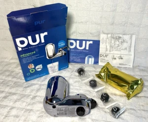 PUR Advanced Faucet Mount Water Filter Chrome FM-3700B NEW Open Box - Picture 1 of 9