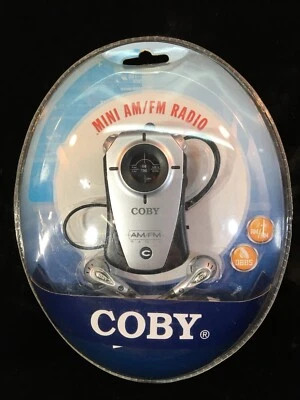 COBY CXX-71 Mini AM/FM Radio NIP 2005 - Image 1 of 4