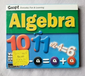 Snap Algebra Ages 11-15 Dual Platform Mac PC CD ROM - Picture 1 of 2